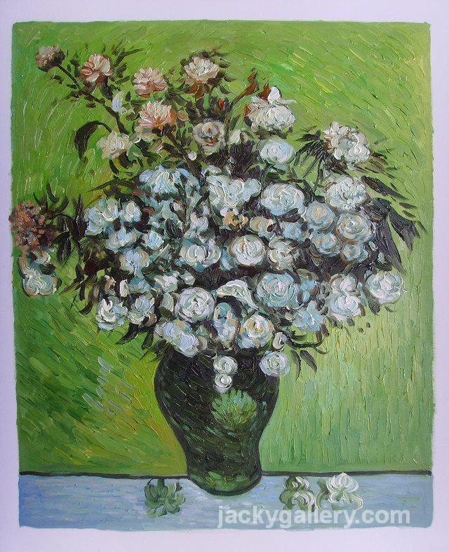 A Vase of Roses, Van Gogh painting